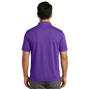 Chemise polo respirante pour homme en polyester, idéale pour le golf, le sport, la gym, séchage rapide, pull-over athlétique, décontractée, promotionnelle, pour équipe. - Product Image 4