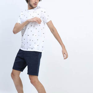 T-shirt personnalisé pour homme 100% coton imprimé sur toute la surface |   T-shirt à manches courtes respirant de haute qualité à col rond |   Vente en gros OEM/ODM Fashi - Product Image 2