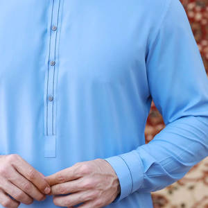 Nuevo Shalwar Kameez Pakistaní 2026 para Hombre, Suave, para Fiesta, Color Sólido Morado, Shalwar Kameez de Moda, Conjunto de 2 Piezas, Bandhgala - Product Image 3