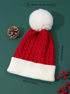 Gorro de Punto de Invierno, Grueso y Cálido, con Puño Acanalado de Acrílico, Unisex, Ajustable, Gorro Elástico, Gorro de Alta Calidad Personalizado al por Mayor OEM - Product Image 4