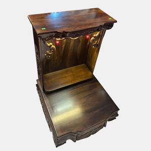 Altar para el dios de la riqueza y la tierra hecho de madera de acacia - Beo du khong tru - Product Image 3