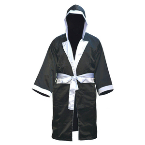 Robe et tenue de boxe professionnelle MMA Sanda en coton respirant et polyester PC, logo personnalisé, couleur personnalisée, vente en gros directe d'usine - Product Image 5