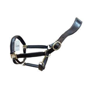 Muserolle demi-ronde à licou équestre anglais de haute qualité et matériel en laiton équipement d'équitation en cuir de qualité supérieure - Product Image 5