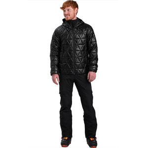 Veste matelassée à capuche pour homme et femme, col montant en laine, imperméable, respirante, prix de gros pour l'extérieur - Product Image 4