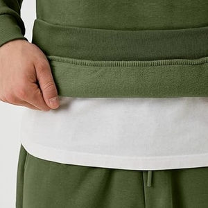 Hot Sale Custom Logo Tracksuit Joggers <b>Pants</b> Two Piece Windbreaker Set tracksuit for man, 100% cotton - Product Image 6