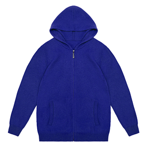 Custom New Fashion Wholesale Autumn and Winter Mens Oversized Solid Sweater Cashmere <b>Wool</b> Zipper Sweater Hoodies Men - Product Image 1