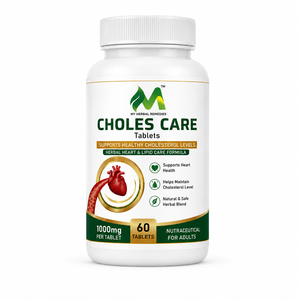 MY HERBALS Comprimés d'extrait de plantes sauvages de qualité alimentaire en flacon pour le soutien de la santé du cholestérol et du bien-être cardiovasculaire - Product Image 1