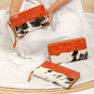 Nueva Cartera de Cuero con Diseño Floral Grabado a Mano, Estilo Western para Mujer, Hecha a Mano, para Uso Diario - Product Image 3