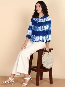 Camisa Maaesa para Mujer, de Rayón, Hecha a Mano, con Cuello Abotonado, Manga Larga, Estilo Casual, Corte Regular, para Primavera/Verano - Product Image 4