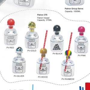 <b>Reusable</b> Gold Top Party Bottles - Product Image 2