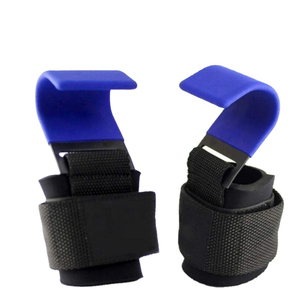 Ganchos de levantamiento de pesas al por mayor con soporte para muñeca para peso muerto, remo y entrenamientos de fuerza, logotipo personalizado, proveedor OEM al por mayor para gimnasios - Product Image 1