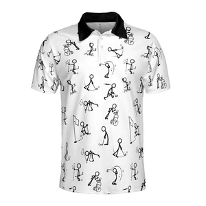 เสื้อกอล์ฟผู้ชายลำลอง โพลีเอสเตอร์ 100% ทรงปกติ คุณภาพสูง ผลิตตามสั่ง ขายส่ง มีกระเป๋า ระบายอากาศได้ดี ผ้าถัก ODM 180 กรัม - Product Image 1