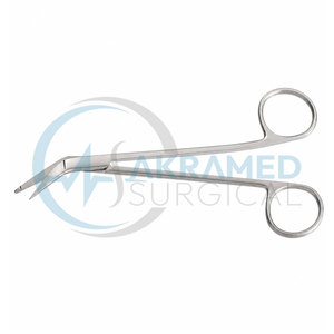 Taylor Brain Scissors Angled Stainless Steel <b>Neurosurgery</b> Surgical <b>Instrument</b> Reusable CE Certified Manual 18cm - Product Image 1