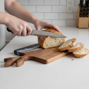 Tabla de cortar rectangular de resina epoxi con temática oceánica, no tóxica, apta para lavavajillas, de 1.3 cm de grosor - Product Image 2