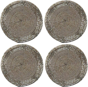 Posavasos de Vidrio con Diseño Temático, Decoración para Mesa en Fiestas y Eventos, para Tapetes y Almohadillas - Product Image 1