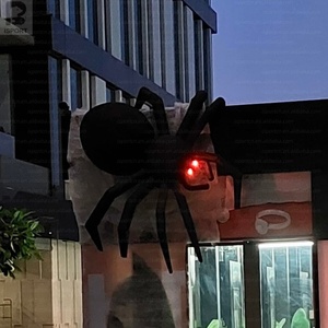 Araña inflable iluminada con LED, modelo <span class=keywords><strong>de</strong></span> tela Oxford para eventos comerciales, decoración <span class=keywords><strong>de</strong></span> terror, fiestas <span class=keywords><strong>de</strong></span> Halloween, festivales, promoción callejera - Product Image 4