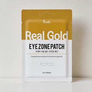 แผ่นมาส์กใต้ตา Prreti Real Gold Eye Zone Patch 30 แผ่น มาส์กใต้ตาเกาหลี ไฮโดรเจล บำรุงผิวรอบดวงตา ขายส่ง ผลิตภัณฑ์ดูแลผิว - Product Image 2