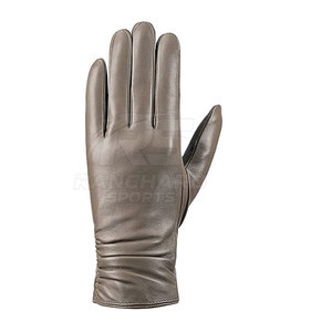 Soft Men Leather <b>Gloves</b> Winter <b>Warm</b> Outdoor Casual Stylish Comfortable Protective Hand Accessories for Daily Wear - Product Image 2