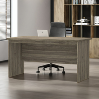 Bureau de direction en bois de conception contemporaine, de haute qualité et à prix abordable, pour usage commercial, fabriqué en Malaisie, modèle 1310