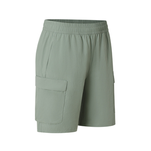 Nuevos pantalones cortos deportivos personalizados verde claro de alta calidad, sublimados en malla, informales, para baloncesto y correr, 5 pulgadas por encima de la rodilla, transpirables, para hombre. - Product Image 3