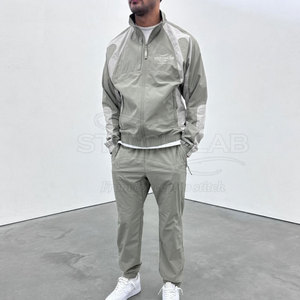 Conjunto de Chaqueta Cortavientos para Hombre, Invierno, Nailon/Poliéster, Color Sólido, Ecológico y Transpirable - Product Image 2