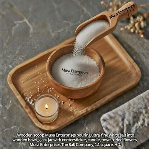 Sal de Baño Natural Blanca de Grano Fino del Himalaya, Ecológica, Tallada, para Terapia de Spa, Relajante, Cristalina, Suave, para Bienestar - Product Image 6