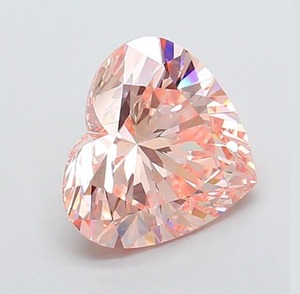 Diamante Cultivado en Laboratorio CVD de 5.03 Quilates, Color Rosa Intenso VS1, Forma de Corazón, Certificado IGI, Excelente Pulido y Simetría, Piedra Suelta - Product Image 1