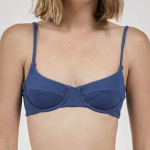 ชุดบิกินี่ถักลายทึบ 2 ชิ้น ขนาดพลัสไซส์ ปรับแต่งได้ตามเทรนด์  ชุดว่ายน้ำชายหาด ป้องกันแบคทีเรีย ผู้ผลิต OEM ประเทศปากีสถาน - Product Image 2