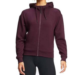 Sudadera con Capucha y Cierre para Mujer, Color Sólido, Manga Larga, Tejido Transpirable, Ropa de Otoño - Product Image 3