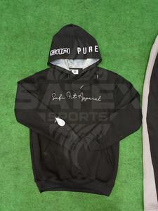 Survêtement Homme Hiver Décontracté Léger Respirant à Capuche en Coton, Sweat-shirt et Pantalon de Survêtement Oversize Uni Personnalisable de Haute Qualité - Product Image 4