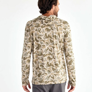Chemise de pêche à manches longues camouflage pour homme, protection solaire UPF 50, anti-UV, pull-over - Product Image 2
