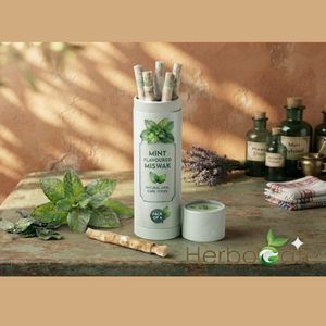 Cepillo de Dientes de Madera Orgánico con Sabor a Menta para una Limpieza Dental Natural, Aliento Fresco, Cuidado de las Encías y Cuidado Dental Tradicional - Product Image 5