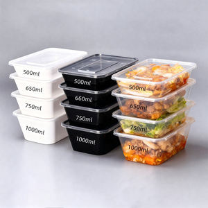 PP Rectangular Food <b>Container</b> Wholesaler Customize Colors Disposable for Food Sample Available OEM/ODM - Product Image 1