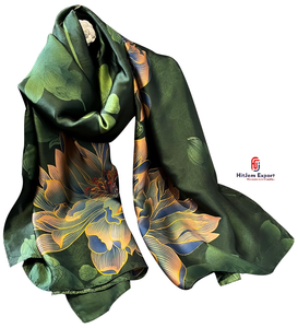 Bufanda Larga de Lujo Personalizada con Estampado, Tela Suave, Bufanda de Moda, Marca Personalizada, Fabricante Textil OEM ODM - Product Image 1