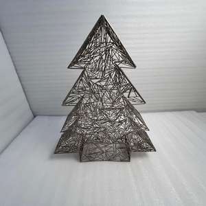 Elegante Árbol de Navidad Metálico Hecho a Mano, Adorno Decorativo Festivo para el Hogar y la Sala de Estar - Product Image 5