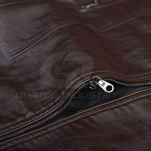 Veste d'hiver en cuir pour homme, tendance et à prix de gros, avec intérieur doux et coupe élégante, rehaussant votre look confiant - Product Image 5