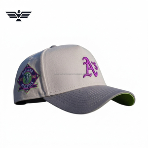 Casquette de baseball verte personnalisée à visière plate, broderie 3D, 6 panneaux, chapeau de sport |   Brim plat respirant et réglable |   Premium Unisexe 100% - Product Image 3