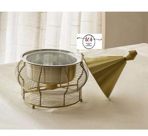 Recipientes para Servir Comida de Acero Inoxidable Ecológicos de Diseño Moderno y Lujoso para Fiestas de Boda, Calentador de Comida Tipo Buffet - Product Image 2