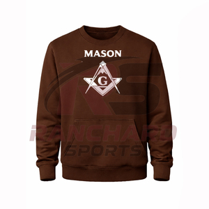 Sweat-shirt et pantalon de jogging en molleton de coton avec logo maçonnique personnalisé, fabricant OEM, vente en gros, sweat-shirt avec symbole maçonnique, impression personnalisée - Product Image 2