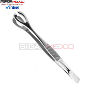 Forester Classic 18cm Pinzas Reutilizables de Acero Inoxidable Plateado para Joyería de Ombligo con Ranura de Apertura de Bloqueo y Empuñadura de Esponja - Product Image 4