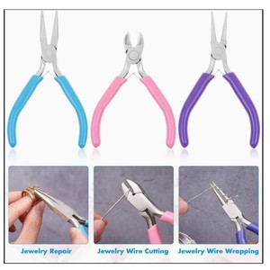 <b>Bead</b> Knotting Micro Pointed <b>Needle</b> Nose Pliers Precision Jewelry Making Beading DIY Tool Jewelry Tool ZetomedPro - Product Image 4