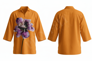 Chemise Décontractée Personnalisée Tendance et Respirante, Légère, Couleur Unie, ou Surchemise Imprimée à Motifs Floraux Personnalisés – Vente en Gros - Product Image 5