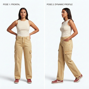 High Waist Wide Leg Denim Pants <b>Women</b> Loose Fit Stonewashed <b>Jean</b> Trouser Pajama Casual Style Winter Wear Denim Pants Ladies's - Product Image 4