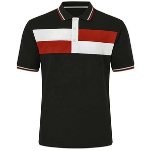 Polos pour hommes Chemises polo décontractées à manches courtes en coton piqué T-shirts de golf classiques à col roulé Chemises de golf personnalisées pour hommes - Product Image 5