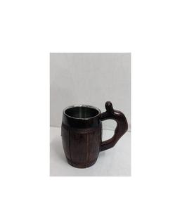 Magnifiques tasses en bois, soigneusement fabriquées pour préserver les motifs des graines, pour des collections de vaisselle attrayantes. - Product Image 1