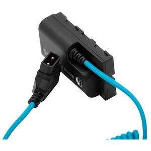 Kondorr Blue D-Tap Power <b>Cable</b> to Son_y L-Series Dummy <b>Battery</b> - Product Image 4
