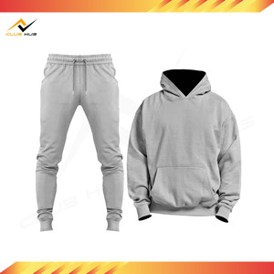 ชุดเซ็ตแทรคสูทลำลองพิมพ์ลายระบายอากาศสำหรับผู้ชาย ขายดีที่สุด เสื้อฮู้ดซิปเต็มตัว กางเกงขายาว ชุดออกกำลังกาย 2 ชิ้น - Product Image 3