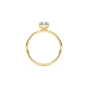 แหวนเพชรเม็ดเดี่ยว REYES พร้อมส่ง หรูหรา ทองคำขาว 14K เพชร HPHT CVD ผลิตในห้องปฏิบัติการ สำหรับผู้หญิง ของขวัญงานแต่งงาน งานหมั้น เครื่องประดับ - Product Image 5