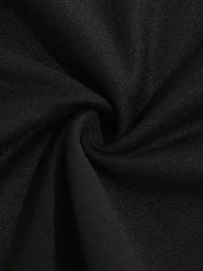 Shorts utilitaires noirs pour hommes, taille élastique, taille mi-haute, short cargo avec poches sécurisées pour les sports décontractés et le quotidien - Product Image 5