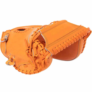 Premium Custom Baseball Catching Gloves Leather Catcher Mitt Professional Lightweight <b>Hook</b> Loop Closure Training Use OEM ODM - Product Image 3